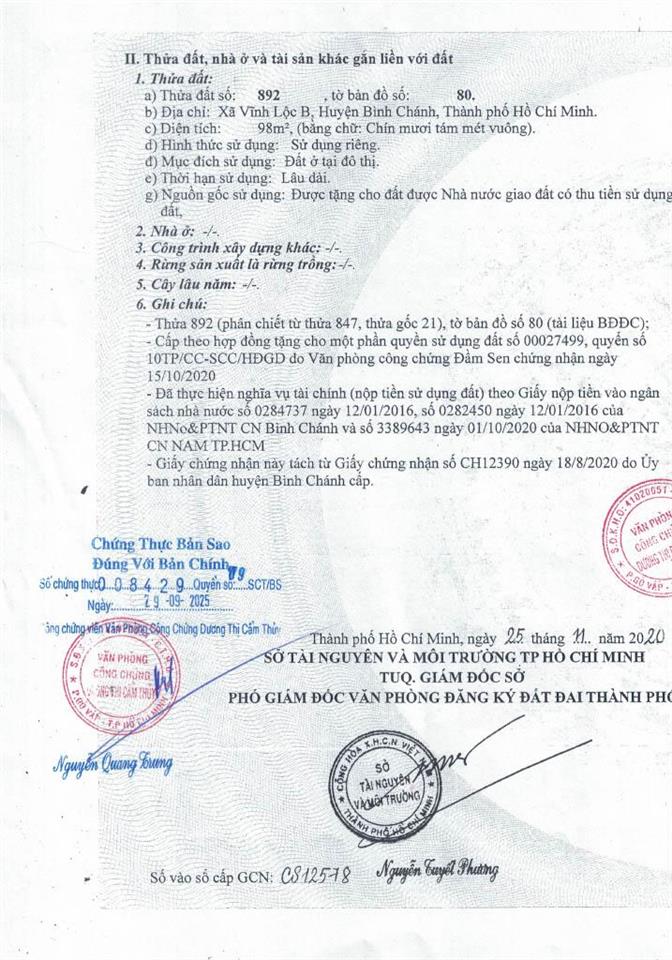 Bán dn tại kdc sista bình chánh 1, 4,2 tỷ, 98m2, mặt tiền 6m