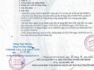 Bán dn tại kdc sista bình chánh 1, 4,2 tỷ, 98m2, mặt tiền 6m