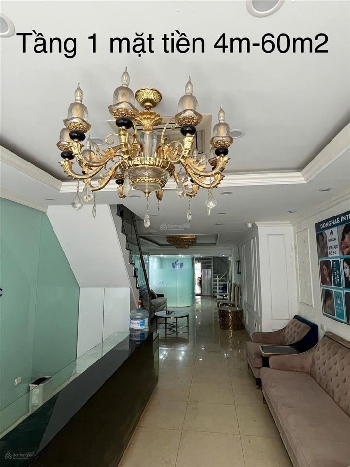 Tôi cần cho thuê nhà mặt phố nguyễn trãi 60m2, 6 tầng, mt4m gần ngã tư sở giá 28tr.