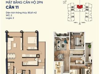 Ngắm trọn view hồ và công viên nội khu với căn 2pn đầy đủ tiện ích