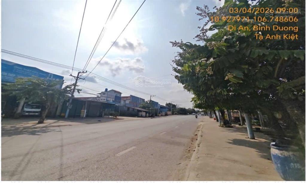 270,3m2 mặt tiền đt 743c nở hậu, kp chiêu liêu, tân đông hiệp, dĩ an, bình dương