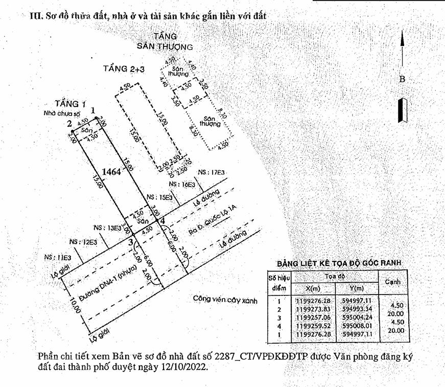 4,5 x 20 = 6 tỷ 850 nhà kdc an sương đường dn41, tân hưng thuận, quận 12
