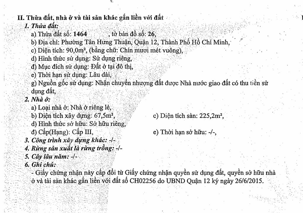 4,5 x 20 = 6 tỷ 850 nhà kdc an sương đường dn41, tân hưng thuận, quận 12