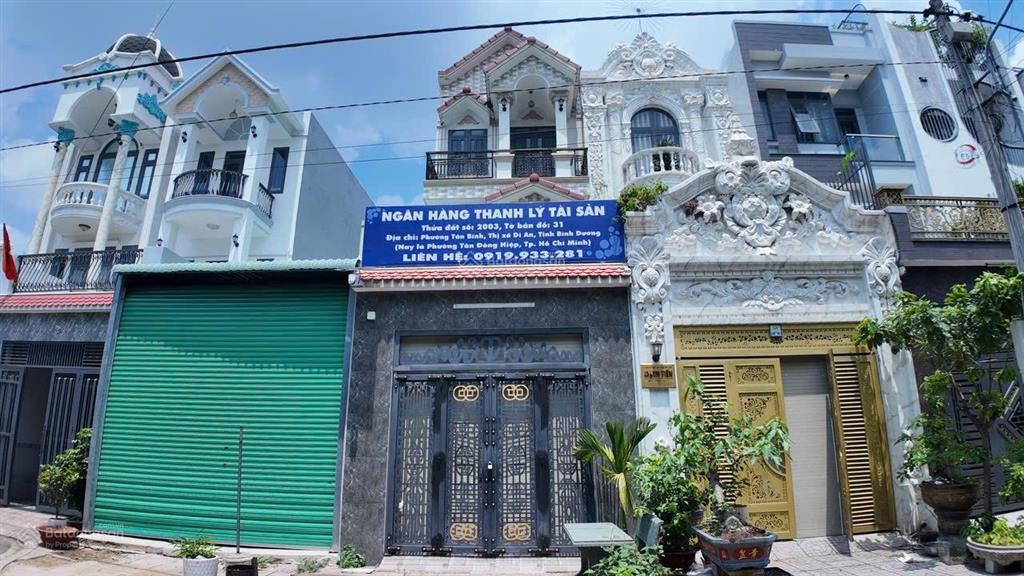 4,1 x 20,6 nhà kdc lê phong, dĩ an, bình dương chỉ 3 tỷ 878