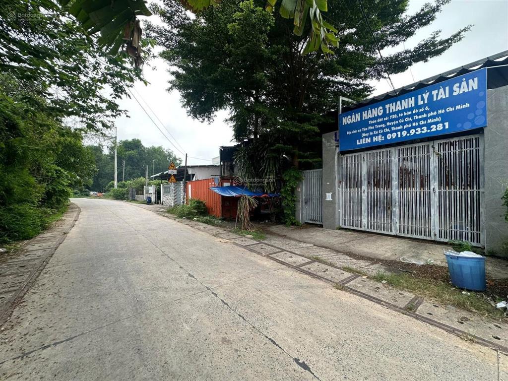 9tỷ101 = 801,2m2 có 765,9m2 đất ở mt 16,29m nguyễn thị lắng, tân phú trung, củ chi, hcm
