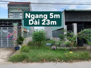 Lô đất 115m2 ngay kcn tân phú trung giá 1tỷ3 đường giồng cát xã tân phú trung huyện củ chi sổ riêng