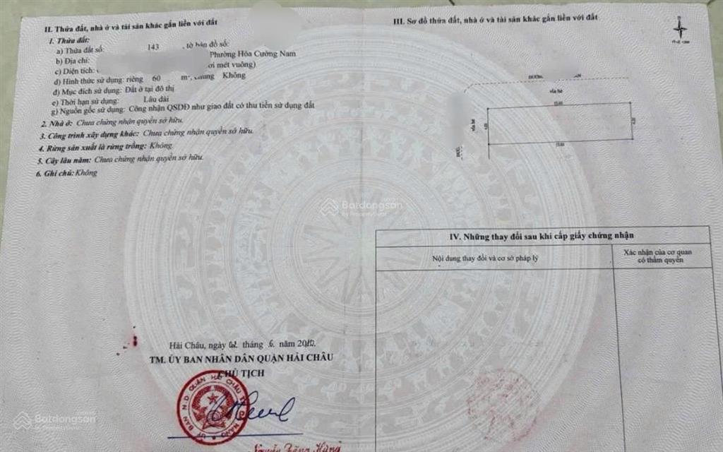 Lô góc 2 mặt tiền hải châu, đang cho thuê 10tr/1 tháng, 7ty***.  lvcc