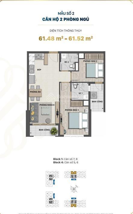 Bán căn 2pn diện tích 64,5 m² tầng trung view hồ bơi giá 6,2 tỷ căn hộ victoria village