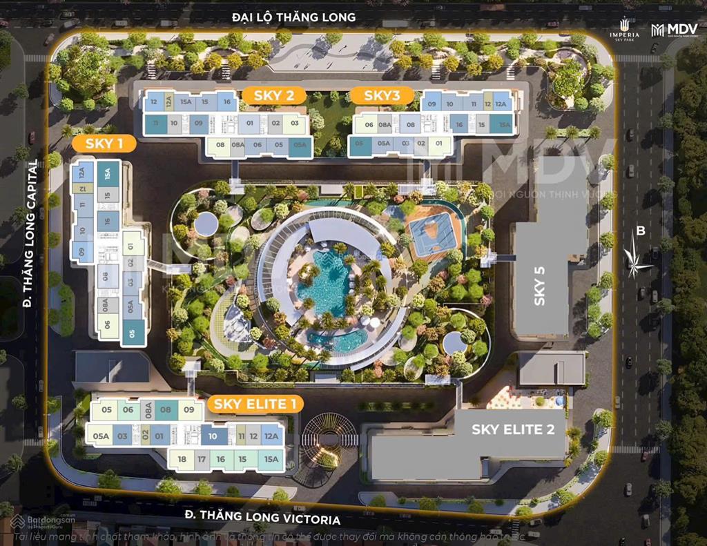Duy nhất căn 1pn + tầng trung view công viên nội khu hướng nam, tcbg cao cấp dự án imperia sky park