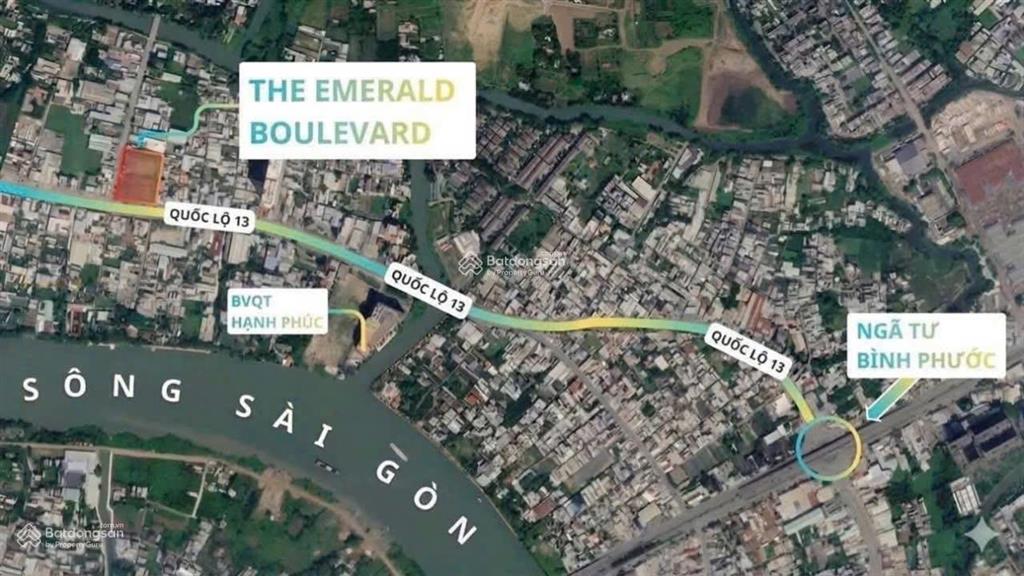Siêu phẩm mặt tiền quốc lộ 13the emerald boulevard chiết khấu 5% đợt 1 kèm full nội thất smarthome