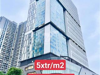 Mở bán sàn văn phòng hạng a goldmark city, giá 5x tr/m2, tổng 7 tỷ  dòng tiền 700 tr/năm