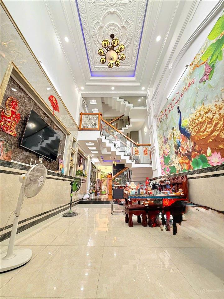 Nhà 4 tầng đường tân chánh hiệp 26, phường tân chánh hiệp, q12, dt 77m2. hẻm ôtô giá 6,65tỷ