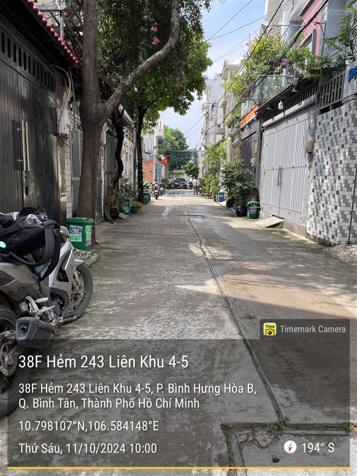 Ngân hàng cần thanh lý nhà tại 243/44 liên khu 45, p.bình hưng hòa b, tân binh, tphcm
