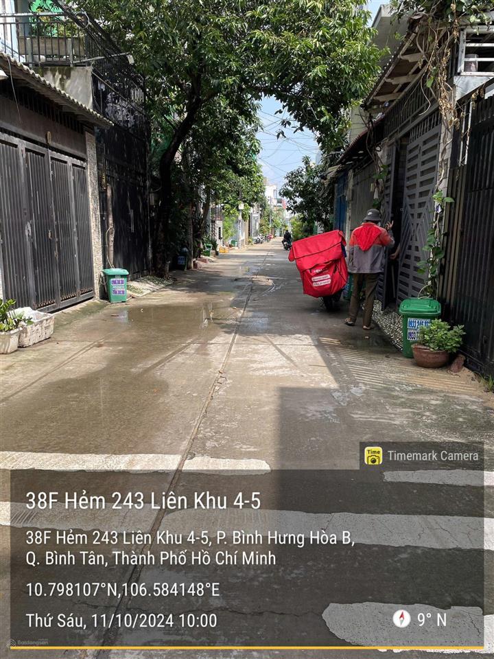 Ngân hàng cần thanh lý nhà tại 243/44 liên khu 45, p.bình hưng hòa b, tân binh, tphcm