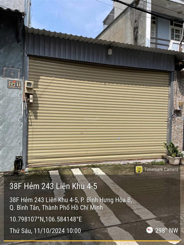 Ngân hàng cần thanh lý nhà tại 243/44 liên khu 45, p.bình hưng hòa b, tân binh, tphcm