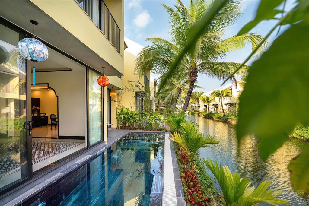 Bán gấp villa casamia hội an măt sông, sổ lâu dài, cho thuê 90 triệu/ tháng