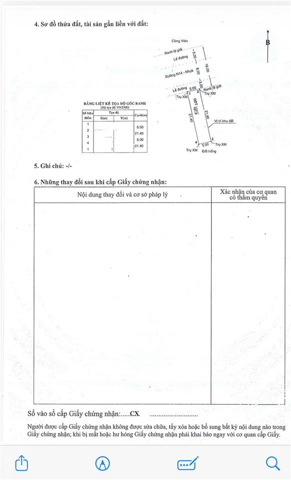 Chủ gửi em lô đất tdc 5x21m vạn phúc, sổ hồng sẵn công chứng ngay. giá 10 tỷ 380, gần trường học