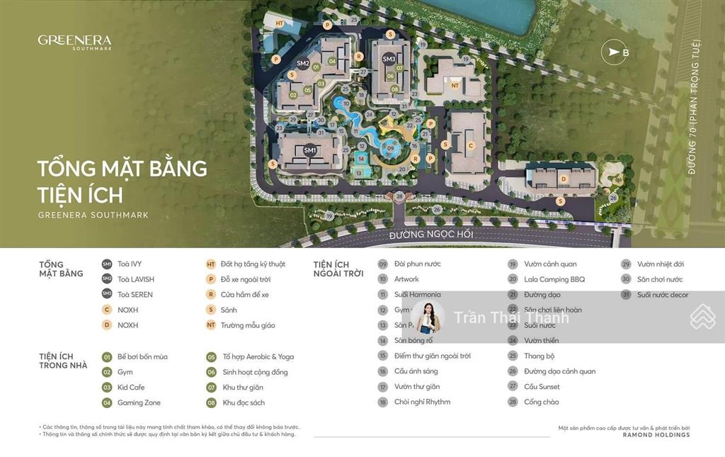 Căn 1pn tầng 18  3,2 tỷ greenera southmark sống chất, đầu tư khác biệt