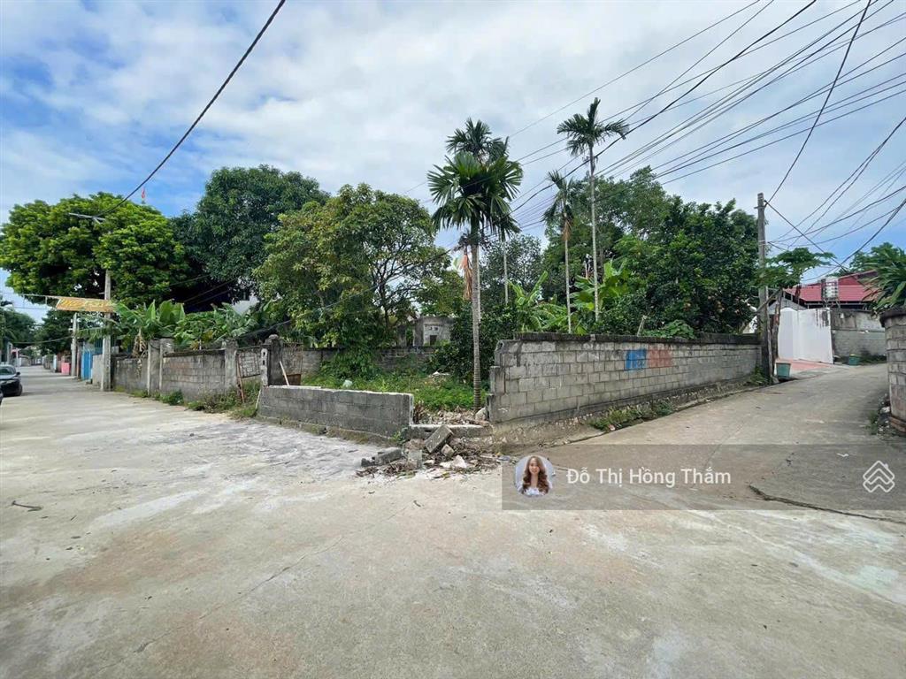 Lô góc 78m, thực tế rộng 110m đối diện mảnh đất là khu tái định cư 27ha xuân mai
