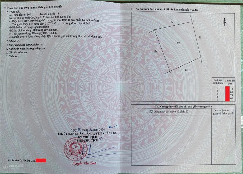Chính chủ cần bán hơn 2,8 hecta đất trồng đều ngay đường vào khu du lịch sinh thái núi chứa chan