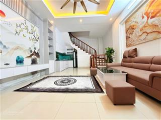 Nhà đẹp giáp bát 37,5m  5 tầng mặt tiền 4,8m 20m ra ôtô full nội thất