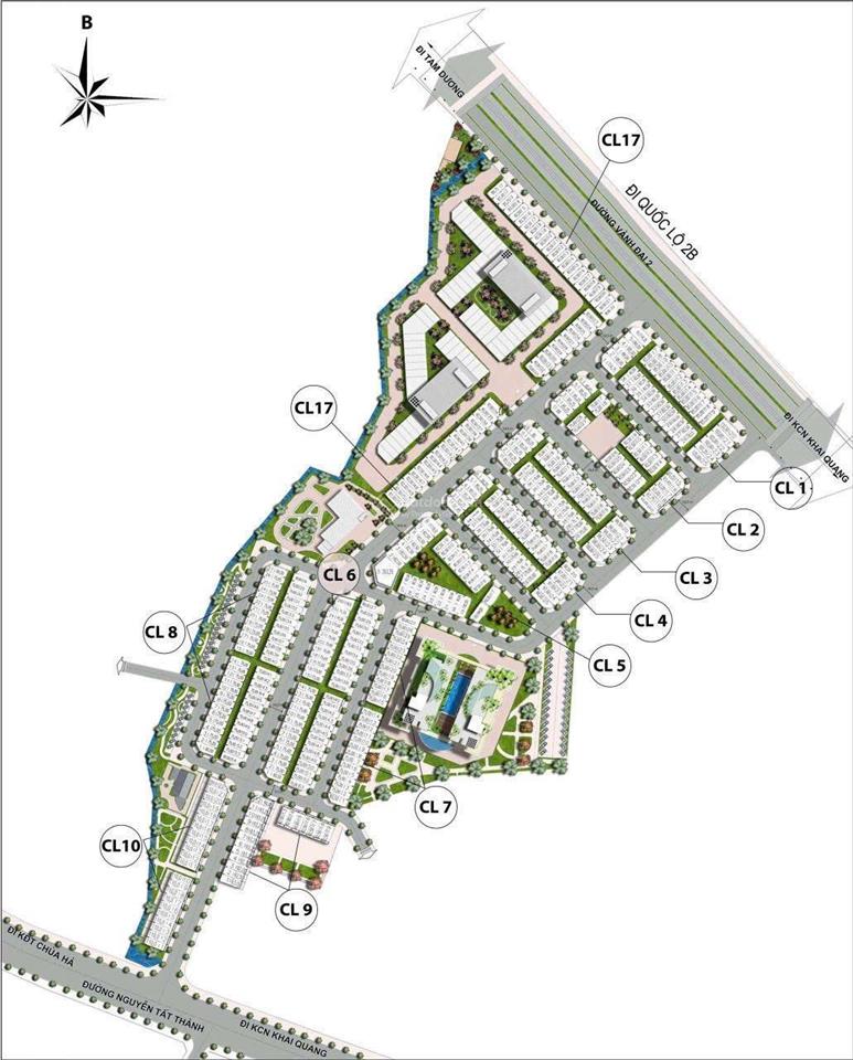 Chính chủ bán gấp nhà liền kề kđt vci skygarden khai quang dt75m xây 4,5 tầng hiện đại mt5m 4,15 tỷ