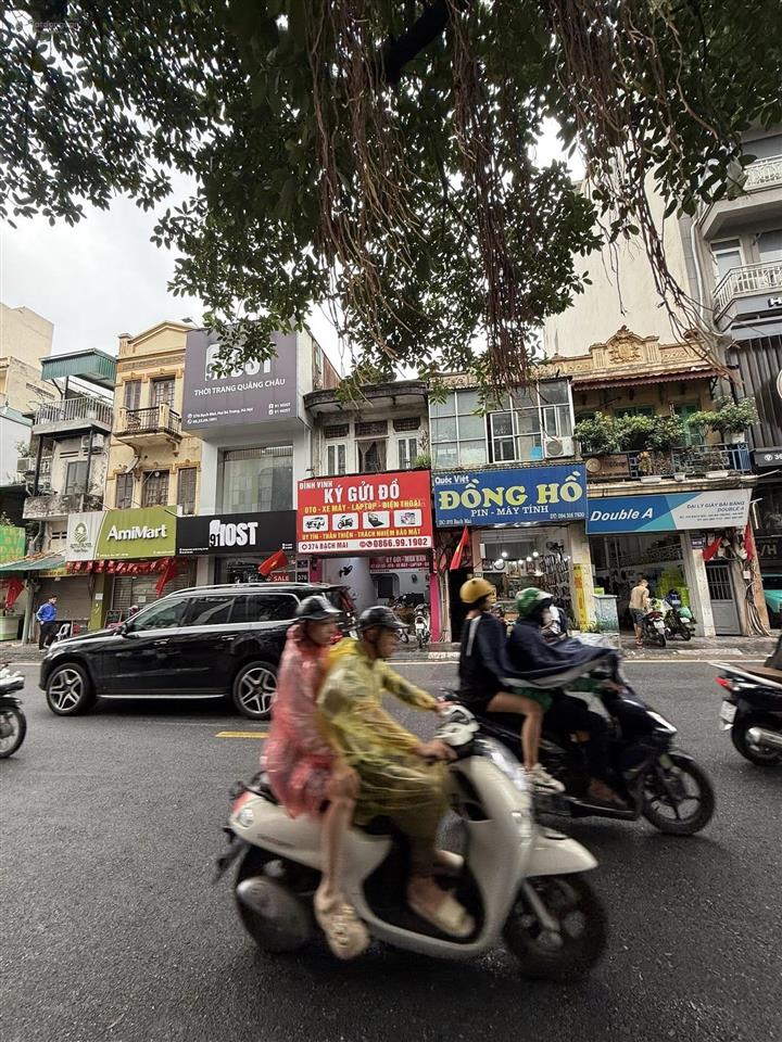 Bán nhà mặt phố bạch mai hai bà trưng 48m24t mt4,5m vỉa hè 34,6 tỷ bạch mai.