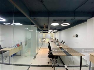 Văn phòng điện biên phủ, 75m2, ngăn sẵn 2 phòng, sát bên metro tân cảng, giá chỉ 22 triệu