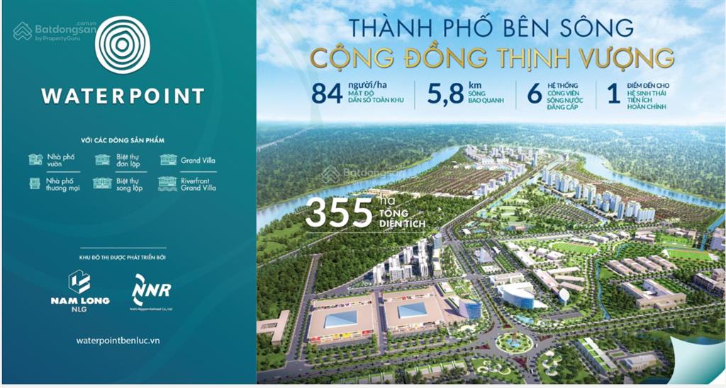 Bán căn dinh thự góc ven sông waterpoint  1.302m2  giá cực hiếm 5pn ưu đãi tốt.