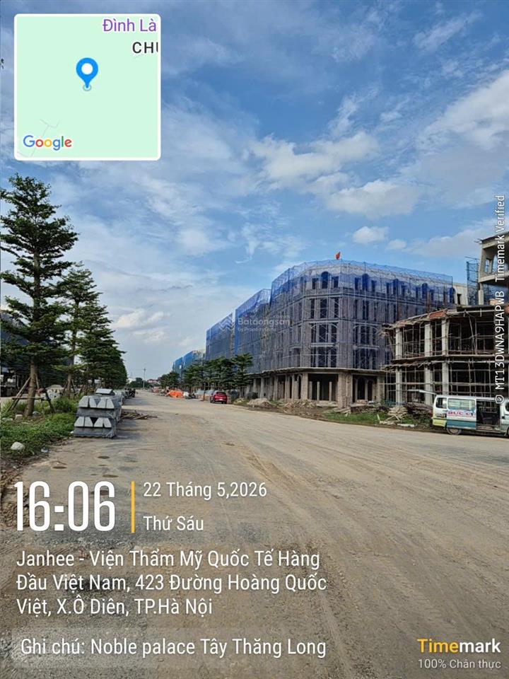 Bán suất ngoại giao căn nhà phố noble palace tây thăng long diện tích 50m2/4 tầng. giá chỉ 11.4 tỷ