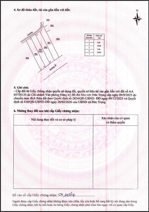 Bán đất nền full thổ cư tại trung tâm đất trọngsổ sẵn công chứng trong ngày