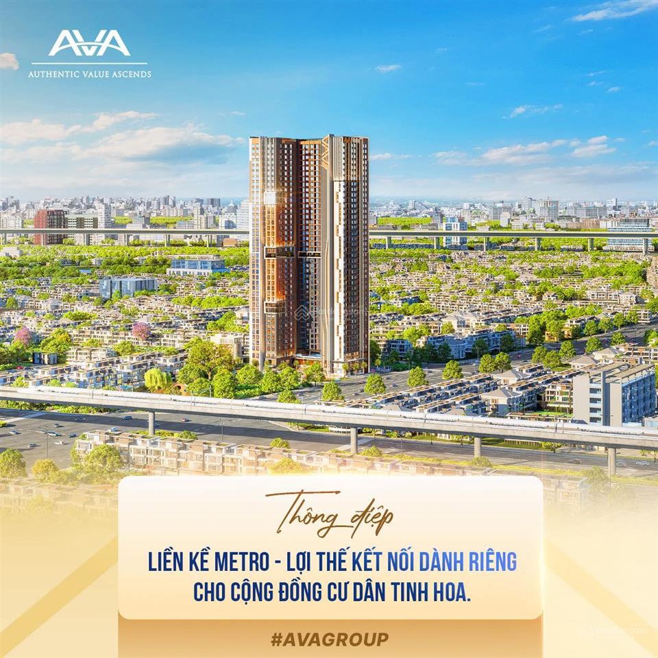 Căn hộ ava center chỉ 42tr/m2 cđt hỗ trợ ls 0%/24t ấn hạn gốc 36t bàn giao full nội thất từng căn