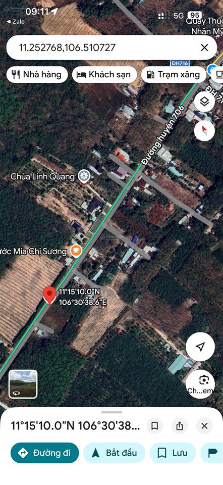 Bán đất tại xã dầu tiếng, 14 tỷ, 1621 m2, mặt tiền 35m, pháp lý đầy đủ, giá cực chất