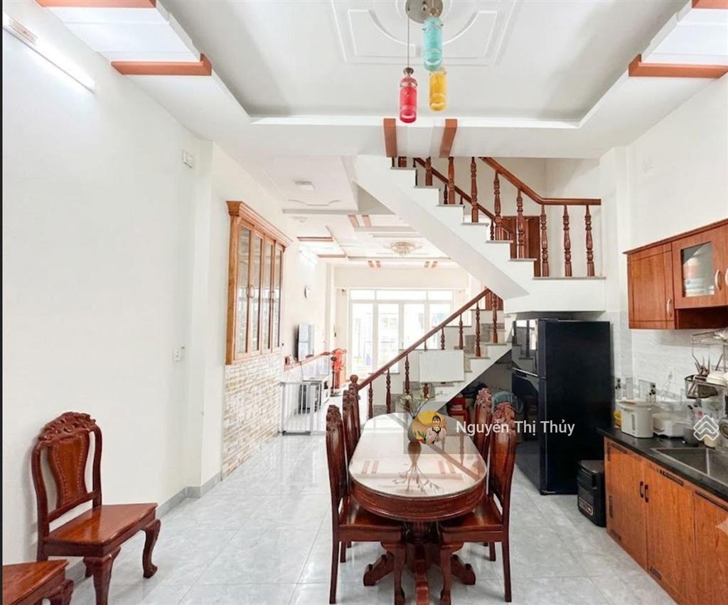 Bán nhà khu đồng bộ 3 tầng  55m2  ngang 4,2m  ô tô đỗ cửa  nguyễn thị búp trung mỹ tây  5 tỷ