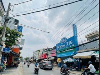 Nhà mặt tiền chợ nguyễn văn quá 84m2  vừa ở vừa kinh doanh  5,x tỷ p. đông hưng thuận q12