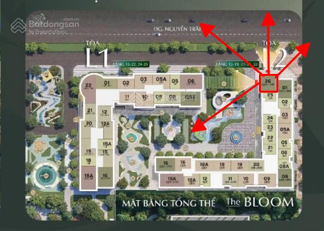 Bán căn góc 3pn 106m2, view nội khu và tp hà nội đẹp. free dv 2 năm, masteri nguyễn trãi