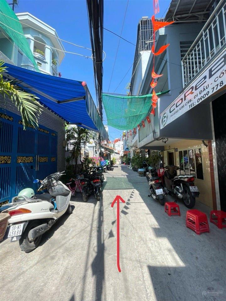 Chủ thiện chí ra gấp, bà hom q6, đường xe tải tránh nhau  60m 2 , 2 mặt hẻm thông, nhỉnh 6