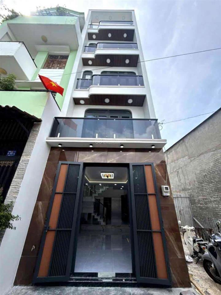 Bán nhà 2 mặt tiền hẻm trước sau bình hưng hòa bình tân 4x16m, 4 tầng, full nội thất chỉ 7,3 tỷ