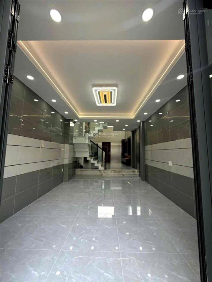 Bán nhà 2 mặt tiền hẻm trước sau bình hưng hòa bình tân 4x16m, 4 tầng, full nội thất chỉ 7,3 tỷ