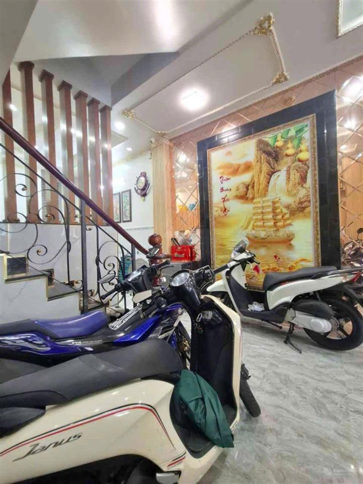 Bán nhà 4 tầng btct  5pn 5wc  đường mã lò 8m xe hơi quay đầu  53.4m2  sổ hồng riêng  7.3 tỷ