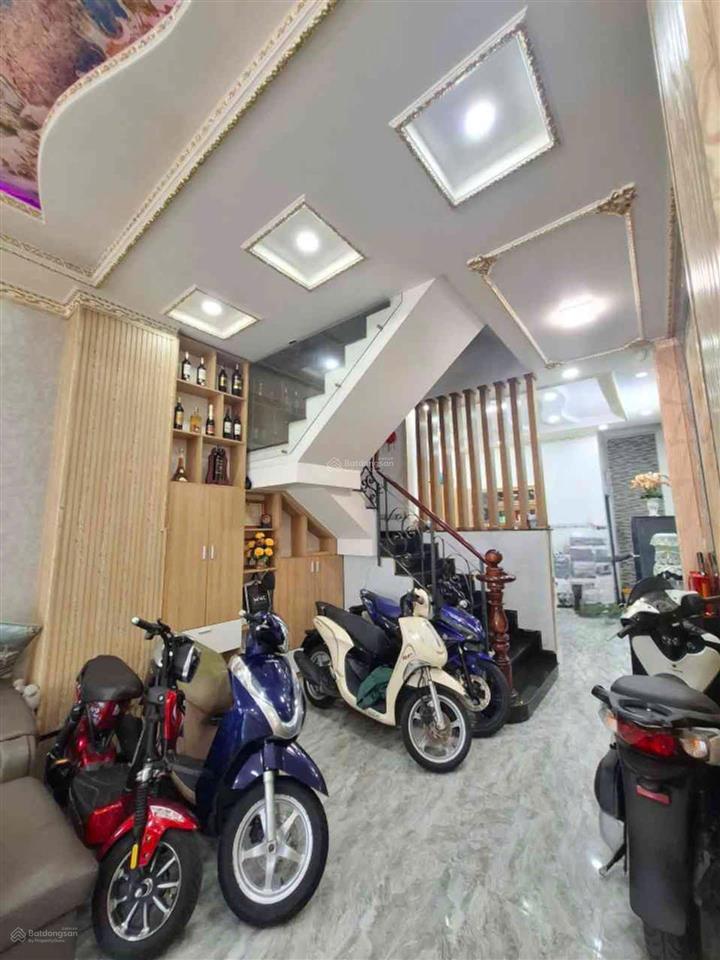 Bán nhà 4 tầng btct  5pn 5wc  đường mã lò 8m xe hơi quay đầu  53.4m2  sổ hồng riêng  7.3 tỷ