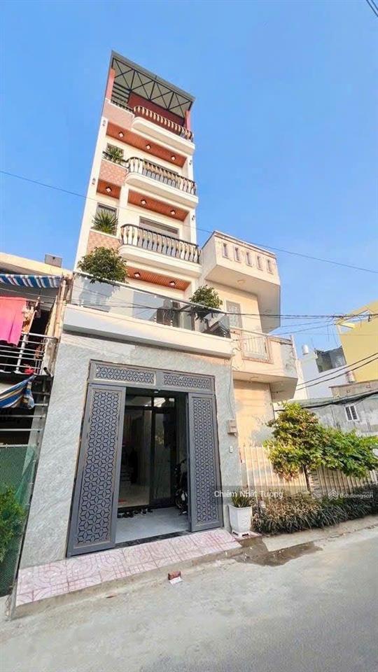 Nhà bán đẹp lung linh, hẻm xe hơi ngủ trong nhà, 5 tầng mới đẹp, 4m x 14m, tặng full nội thất,