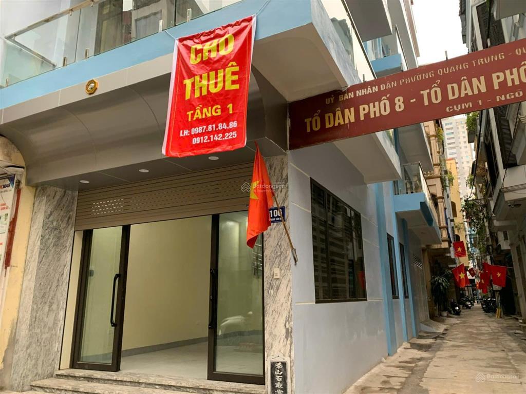 Cho thuê tầng 1 số nhà 106 phố bế văn đàn, phường hà đông, hà nội
