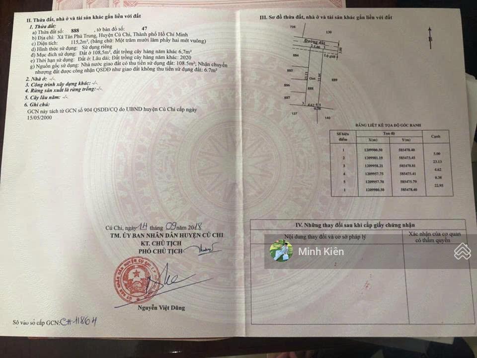 Chủ nhờ bán lô đất cực kì đẹp (5x23) đ võ thị du giá 1 tỷ 150 triệu , sổ hồng riêng .