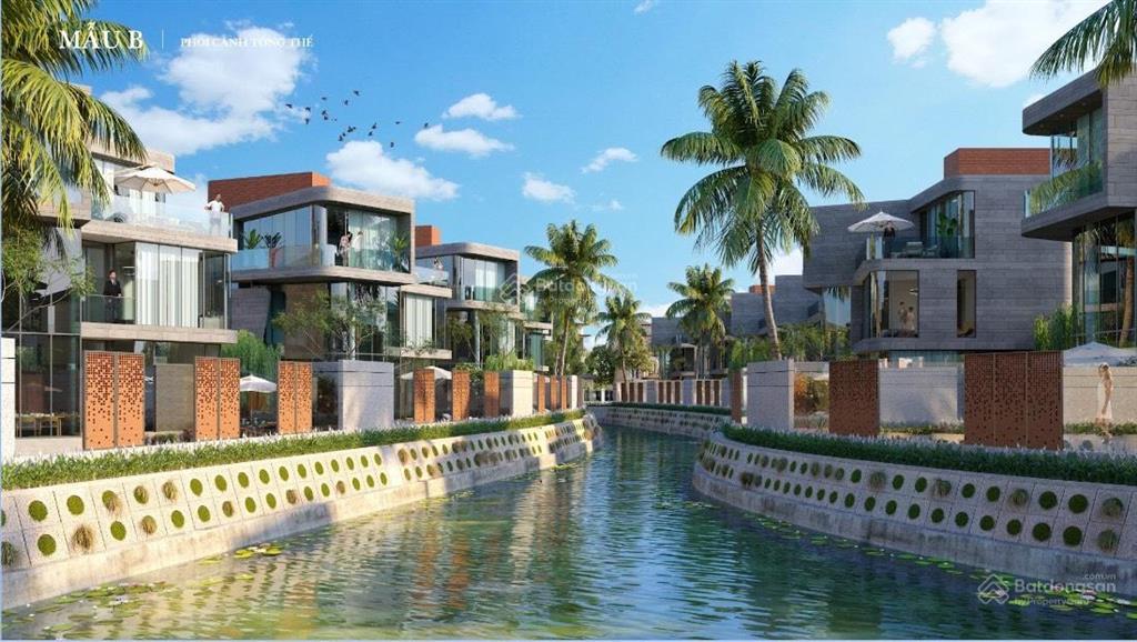 Biệt thự 3 tầng view sông 443m2 dòng tiền 100 triệu/tháng sổ hồng lâu dài ven biển đà nẵng