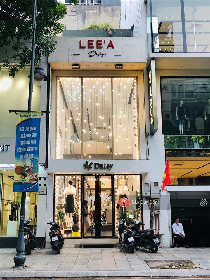 Cho thuê nhà mặt phố khúc thừa dụ dt 45m2 x 2t mt 4m thông sàn, nhà mới đẹp, vỉa hè rộng, kd đỉnh