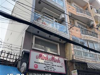Bán nhà mặt tiền 1a phùng văn cung. p2. quận phú nhuận. 4 x 15m. 1 trệt 1 lửng 4 lầu. 18.3 tỷ tl