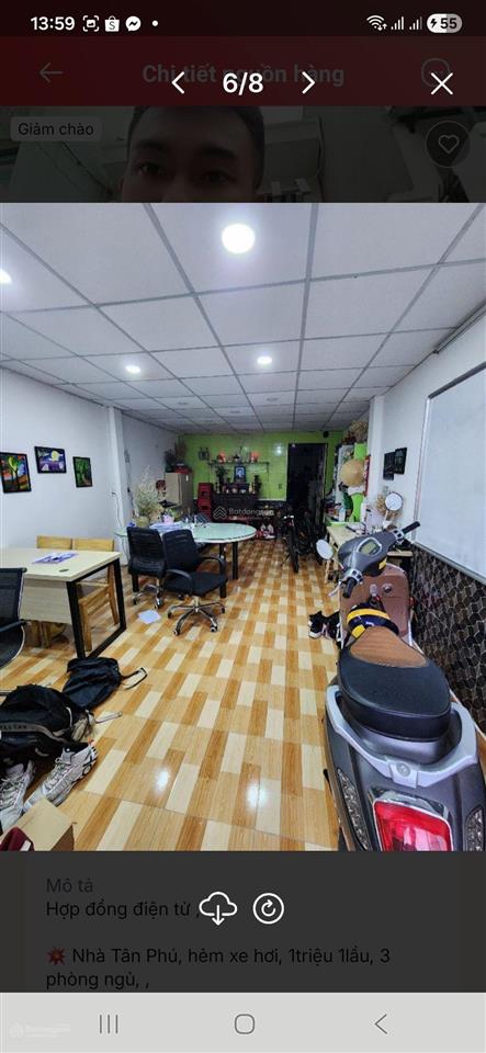 Bán nhà đường nguyễn văn vịnh  hòa bình, dt 4x18.5  giá chỉ 5tỷ95