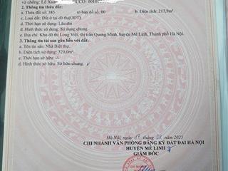 Bán nhà long việt riverside, quang minh hà nội giá nghe là mua