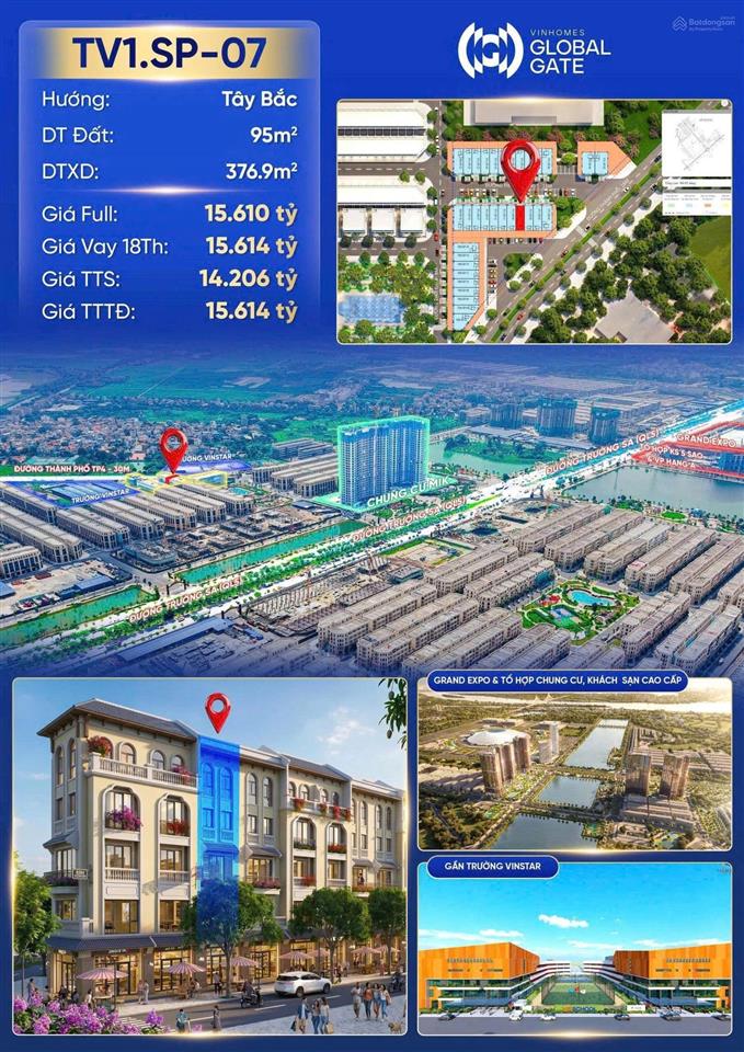 Bán shophouse tại khu đô thị nam thăng long  ciputra, giá thỏa thuận, 95m2